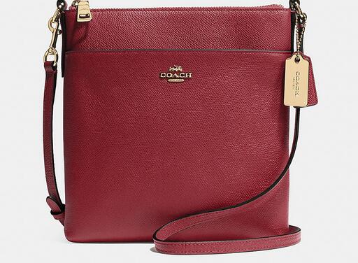 Coach North South Small Brown Red Crossbody Bags DPY